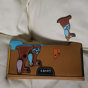 Love's Pup Dog Wallet NWOT